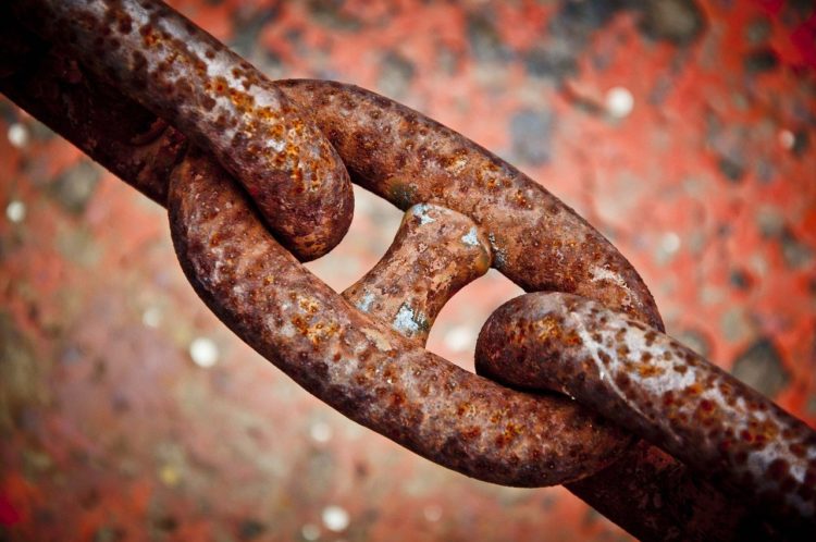 Rusty Chain close up